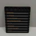 Geelin 1 Pcs Aesthetic Practitioner Syringe Tray with 8 Slots Label Bamboo Vial Holder Syringe Preparation Tray, 2-in-1 Combination Medical Supply Storage for Aestheticians, Nurses (Classic,Black)