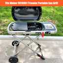 QuliMetal Chrome Plated Steel Stove Grate for Weber Traveler Portable Gas Grill, fits Weber 9010001 Traveler Portable Gas Grill - Rust-Resistant, Durable