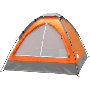 2 Person Camping Tent with Rain Fly and Carrying Bag Lightweight Outdoor Pop Up Tents for Camping Essentials, Music Festivals, Backpacking, Hiking, or Beach Shelter by Wakeman Outdoors