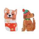 2pcs Christmas Hair Claw Clips for Girls Women Medium Dog Claw Clip Acrylic Hair Clips Cute Christmas Hair Accessories