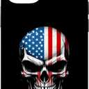 iPhone 12/12 Pro Skulls America USA 4th July Flag Halloween Men Women Case