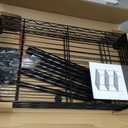 DUMOS 3-Tier Metal Storage Shelves, Shelving Unit, Storage Rack, 23.1" W