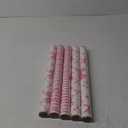 5 Rolls Pink White Bow Wrapping Paper 16 x 39 Inch Per Roll Bachelor Party Decorations Pink White Bow Tissue Printed Wrapping Paper Gift for Bridal Shower Birthday Graduation Party Decor, 3 Style