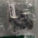 Piutouyar 20 Pcs Mini Vintage Cabinet Pull Handles, Zinc Alloy Barn Door Handles Rustic Gate Handle Metal Gate Pull Fence Handle for Cabinet Dresser Closet Drawer (Black, Overall Length: 60mm/2.36")