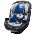 Safety 1st Grow and Go All-in-One Slim Convertible Car Seat, Rear Facing, 5-40 lbs, Forward Facing (30–65 lbs), High Back Booster Seat 40-100 pounds, Carbon Wave