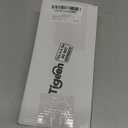 Tigeen 48 x 13 Inches Large Christmas Tree Bow Topper with 8 Pcs 5.5 Inches Attachable Poinsettia Flowers Glitter Snowflakes Burlap Tree Toper Ribbon Bow for Holiday Hanging Ornament(Silver Snowflake)