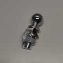 CURT 40020 Chrome Trailer Hitch Ball, 6,000 lbs, 2-Inch Diameter, 1 x 3-Inch Shank