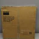 Seville Classics Large Commercial Heavy Duty Rolling Steel Frame Laundry Hamper Canvas Cart Bin, w/Wheels for Hotel, Home, Closet, Bedroom (PATENTED), Cream, 22" D x 16" W