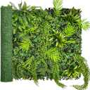 ODTORY Artificial 3D Fake Plant Roll: 40"x120" (33.5 sqft) Grass Wall