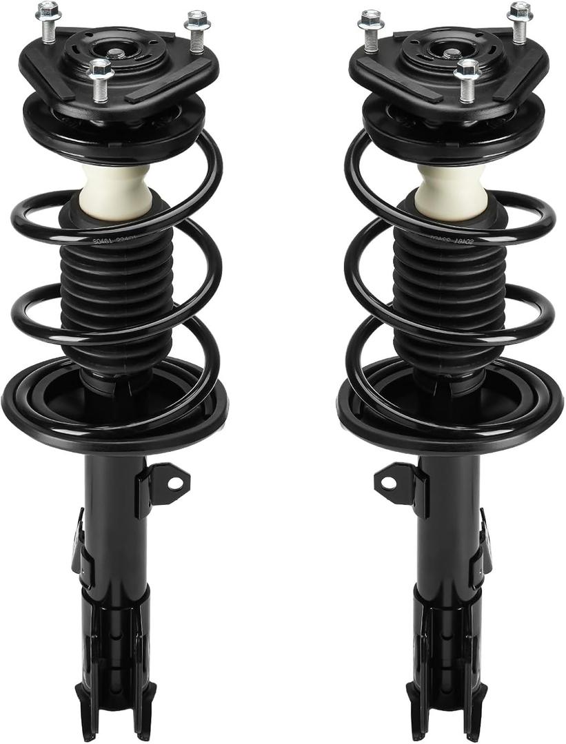 Front Strut Shock Assembly w/Coil Spring Compatible with Toyota Corolla 2009-2013, Matrix 2011-2013, 1.8L L4, Replace 472597 472598, Left & Right, 2PCS