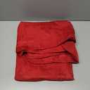 Joyfol Day Red Christmas Tablecloth, Jacquard Fabric Winter Poinsettia Rectangle Table Cloth, Countryside Florals Waterproof Kitchen Dining Xmas Party Table Cover (60x84 Inch)