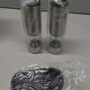 Electric Salt and Pepper Grinder- Automatic Battery Pepper Mill Shakers Kitchen Essentials for New Home Adjustable Coarseness Upgraded Larger Capacity with Led for Housewarming Gifts (Stainless Steel)