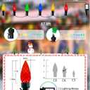 240 LED C6 Christmas Lights Outdoor, 78FT Super Long Christmas String Lights with 13 Modes & Timer, Waterproof Fairy Twinkle Light Plug in for Indoor Tree Garden Party Xmas Decorations (Multicolor)