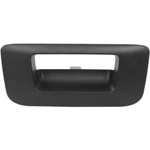PIT66 Black Tailgate Handle Bezel Compatible with 2007 2008 2009 2010 2011 2012 2013 2014 Chevy Silverado/GMC Sierra GM1916107