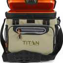 Arctic Zone Titan Deep Freeze Cooler - Zipperless Hardbody Cooler - Small & Large Capacity- Beach & Camping Cooler - Deep Freeze Insulation, HardBody Liner, and SmartShelf (Moss)