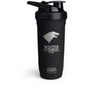 Smartshake Reforce Stainless Steel Game Of Thrones Winter Is Coming Shaker Bottle (900 ML /30oz) | Lightweight Resistance Sports Shaker Bottle with a Soft Lid | Leakproof, BPA Free & DEHP Free