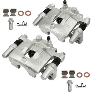 cciyu 18B5039 18B5038 Rear Left & Right Brake Calipers With Bracket For Chrysler,For Dodge,For Jeep,For Mitsubishi