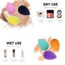 small mini makeup sponge bulk : 30 pcs mulit-colored foundation makeup sponges for foundation,make up sponges for face(30 pcs)