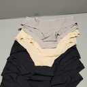 voenxe Women Bikini Underwear Women's Cotton Underwear High Waisted Ladies Panties 9, Pack M