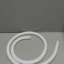AGPTEK White Cable Sleeve, 2 Pack 5ft - 1.2 Inch Cable Management, Desk Cord Cover Organizer Wire Hider for Computer TV Wire Loom Tubing, Pet Proof Cord Protector from Cat Dog Chewing, White