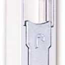 Maco Door Bolt with Hinged Lever Radius 8, 255 x 18 mm Door Fitting, Steel