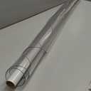 Round Clear Table Protector, 54" Round, 2mm Thick, Clear Plastic Table Cover, Scratch Resistant, Dining Room Table Top Protector