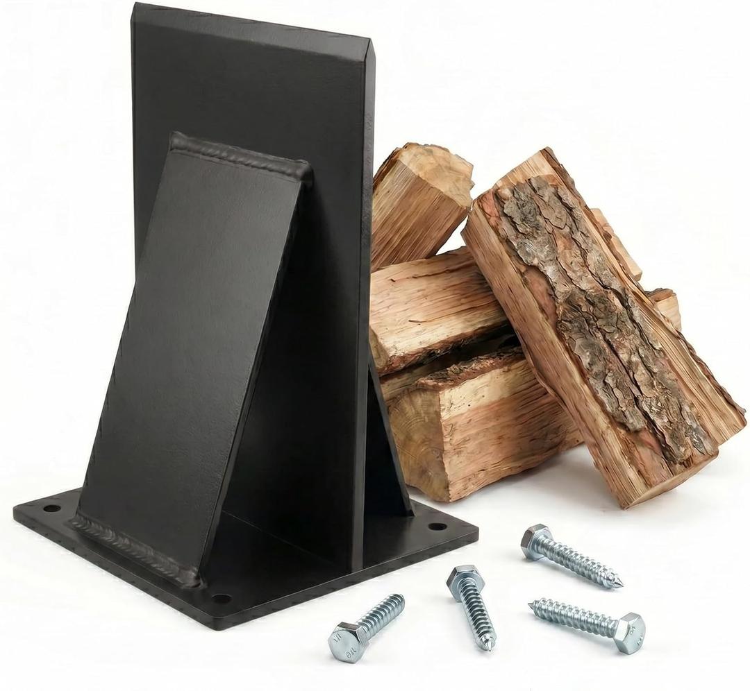 Hi Flame Firewood Kindling Splitter for Wood Stove Fireplace and Fire Pits Wood Splitting Wedge Manual Log Splitter Wedge