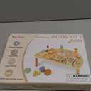 Activity Table for 1 Year Old, Montessori Toys for 1 2 Year Old Girls Boy Gifts, 8 in 1 Wooden Sensory Play Table for Toddler 1-3, Learning Toys for Baby 12-18 Months 1st Christmas Birthday Gifts