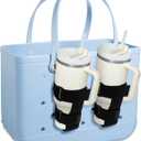 2 x Seltureone 2 Pack Bogg Bag Cup Holder for Stanley, Upgraded Large Cup Holder, Compatible with All Bogg Bags, Adjustable Cup Holder, Compatible with Various Mug Models for Bogg Bag Accessories