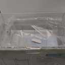 HIHEGD 2-Tier Bathroom Organizer with Dividers, Clear Under Sink and Pull-Out Cabinet Organizer for Kitchen and Pantry Storage