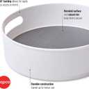 Copco Non-Skid Storage Turntable, 12-Inch, Gray