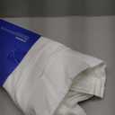 MIULEE Faux Linen Curtains 84 Inch Length 2 Panels Heathered White Semi Sheer Curtain with Back Tab Rod Pocket, Light Filtering Window Privacy Burlap Drapes for Living Room Bedroom 42W x 84L