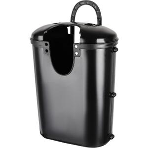 MUIEGUDO Courtyard Hose Boxes, Garden Hoses Box, Black
