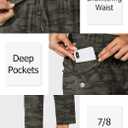 G Gradual Women's Pants with Deep Pockets 7/8 Stretch Ankle Sweatpants for Golf, Athletic, Lounge, Travel, Work (M)