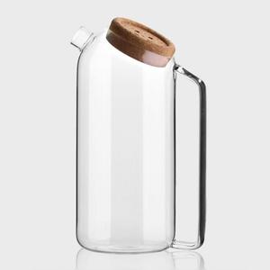 Cool kettle with lid Hermetic Seal Glass Cold Kettle With Lid and Spout Great for Homemade Juice & Iced Tea Glass Bottles Home in hotel restaurant (Size : C)