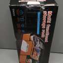 Car Back Seat Organizer with Tissue, Car Seat Back Tissue Box and Storage Hook, Multifunctional Car Organizer for Hold Phone,Drinks,Handbag,Compatible with Most Vehicles (Black)