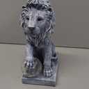 Nacome Solar Guardian Lion Garden Statue: Outdoor Decor Sculpture with Ball Lights for Yard Art Porch Patio - Unique Birthday Gifts for Women Mom