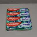 Colgate MaxFresh Clean Mint Toothpaste Pack, Fresh Breath Toothpaste with Fluoride and Hundreds of Mini Breath Strips, Leaves Mouth Feeling Refreshed for Hours, 4 Pack, 6.3 oz
