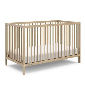 Graco Teddi 5-in-1 Convertible Crib, Driftwood