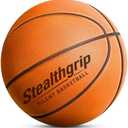Stealthgrip Silent Basketball Size 7 (29.5") - Grooved Airless Indoor Basketball for Quiet Dribbiling and Indoor Training, Pro PU Foam Ball - Real Feel Higher Bounce Quieter Premium