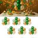 6pcs Balloon Stands Kit Table Centerpiece Table Decorations for Anniversary Birthday Wedding Graduation Retirement Party Decorations (Green Gold)