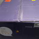 MAXYOYO Bean Bag Chair, 2.5 ft Bean Bag Chair with Foam Filling, Ultra Soft Fur Lazy Sofa for Living Room Bedroom, Machine Washable Cover (Dark Grey)