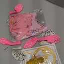 AROIC Dog Birthday Bandana Set, Pet Party Decorations Kit with 2 Bandanas, Fun Pet Birthday Party Decorations for Small Medium Dogs Pets, Cute Puppy Celebration Outfit with Hat, Bow Tie & Balloons (Pink)