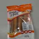 Good n Fun Triple Flavor Rolls for Large Dogs, Treat Your Dog to Long-Lasting Chews Made with Real Beef Hide and Chicken, 6 Count (EXP 11/21/28)