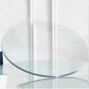 42" Glass Table Top 0.36" Inch Thick Tempered Pencil Polished Edge Round Glass Table Top，for Dining, Coffee, Table，Coffee, Office, Side Table