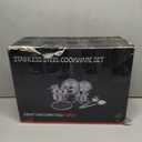 14Pcs Kitchen Pots and Pans Set, Stainless Steel Cookware Set Non Toxic, Induction Cooking Pot and Pan Set with Stay-Cool Handles, Healthy PFAS, PFOA, PFOS Free, Dishwasher Safe