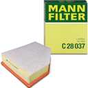 Mann Filter C 28 037 Engine Air Filter Replacement Compatible With BMW 530e, 530i, 540i, 740i, 745e, 840i, X3, X4, X5, X7
