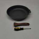 SENSARTE Nonstick Frying Pan Skillet, Swiss Granite Coating Omelette Pan, Healthy Stone Cookware Chef's Pan, PFOA Free (8/9.5/10/11/12.5 Inch) (9.5 Inch) (Gray)