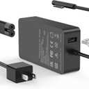 Surface Pro Charger 65W Laptop Charger, Compatible with Microsoft Surface Pro 9/8/7/6/5/4/3/X Surface Go 3/2/1 Surface Laptop 5/4/3/2/1 Surface Book 3/2/1