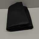 RYB HOME Short Bedroom Blackout Curtains - Small Window Treatment Set Energy Saving Thermal Insulated Drapes for Living Room/Nursery/Kitchen, 42-inch Wide x 45-inch Long, Black, 2 Panels